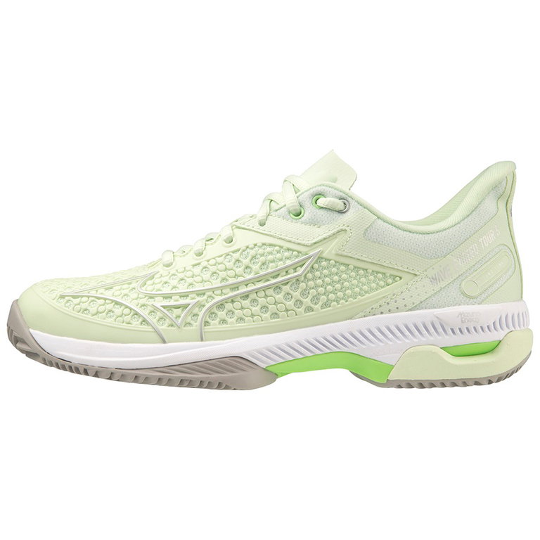 Mizuno Buty tenisowe Wave Exceed Tour 5 na korty ziemne/jasnozielone dla kobiet